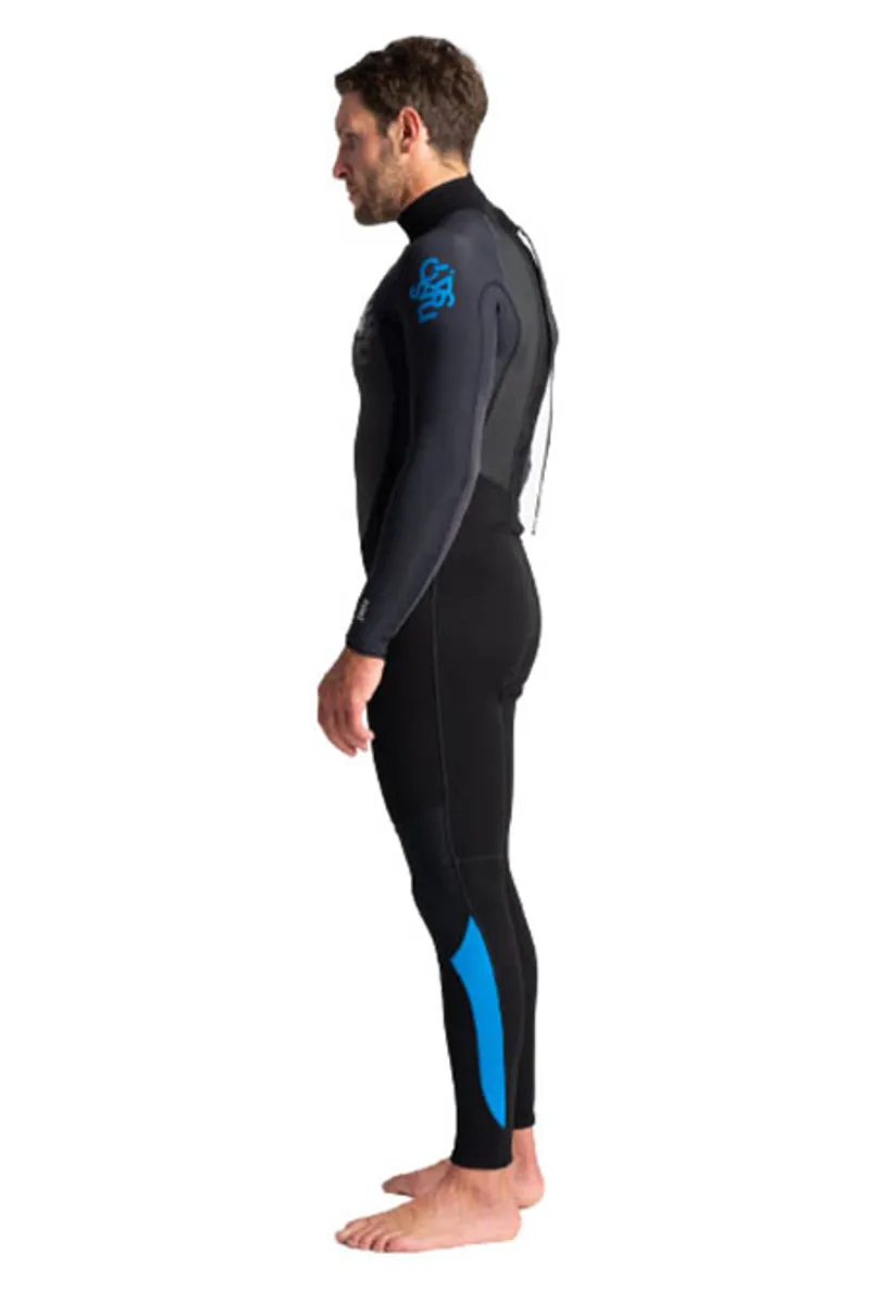 C-Skins Men's Element 3:2 Steamer Wetsuit Anthracite/Blue-2